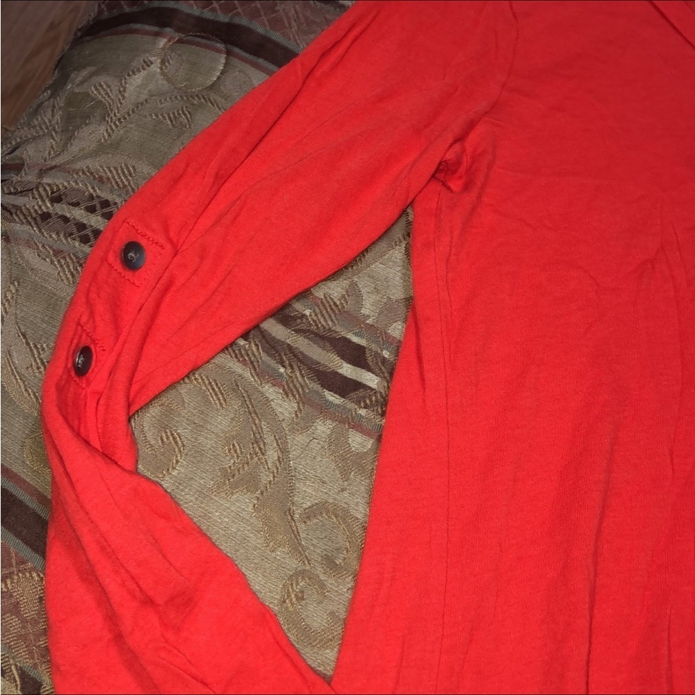 🎄Gap tie front long sleeve top - Picture 2 of 5